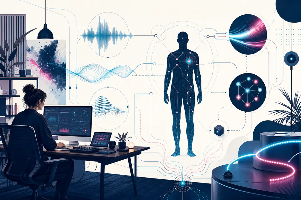 Infografika: dźwięk, światło i sensorika jako jeden system doświadczenia